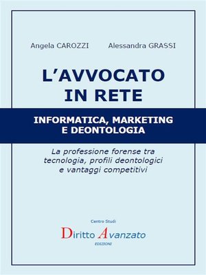 cover image of L'AVVOCATO IN RETE  Informatica, marketing e deontologia